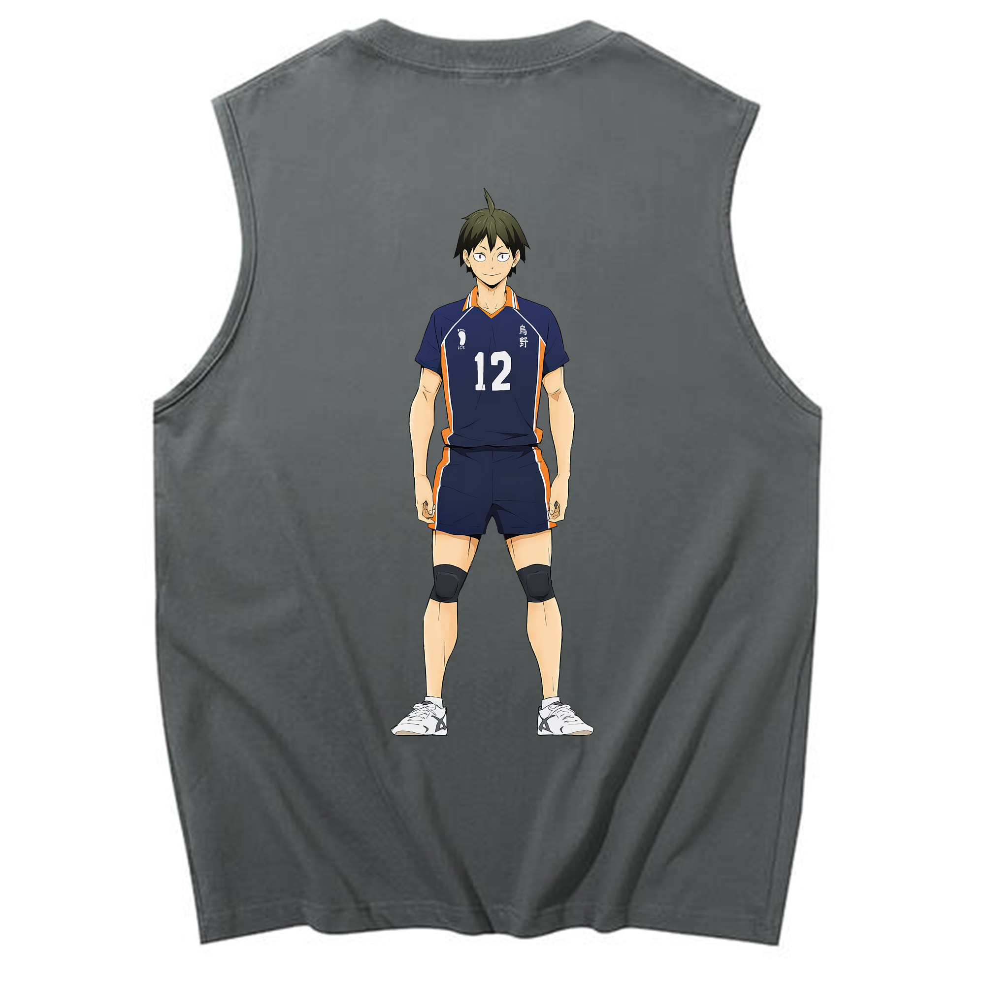 （画像用） ハイキュー!! Haikyu!! コットン100％タンクトップ（背面プリント）